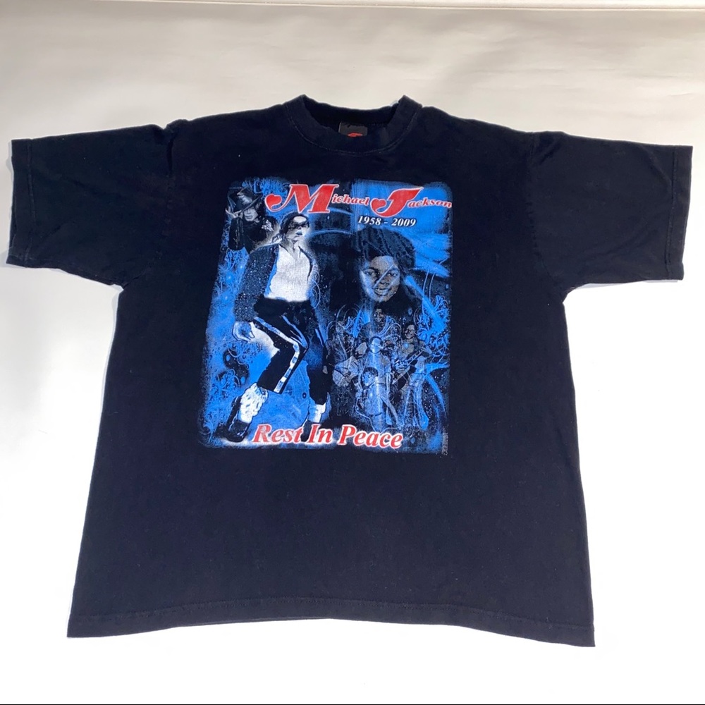 MICHAEL JACKSON REST IN PEACE 1958-2009 T-shirt